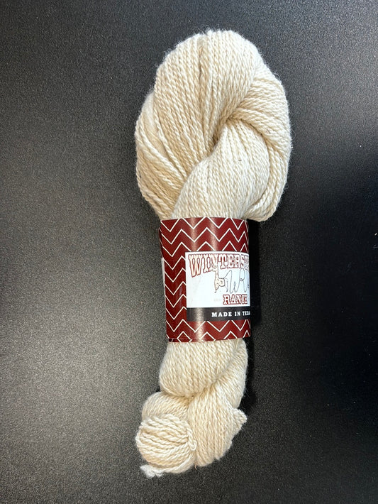 White Alpaca and wool yarn