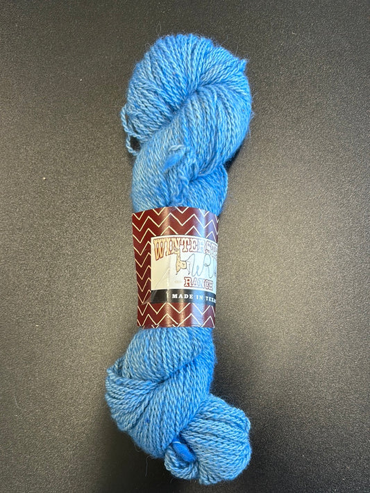 Light blue alpaca yarn