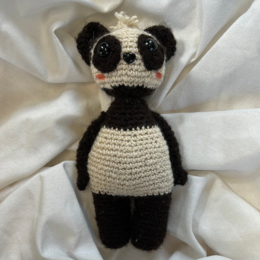 Panda crochet doll