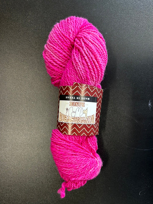 Bright Pink yarn