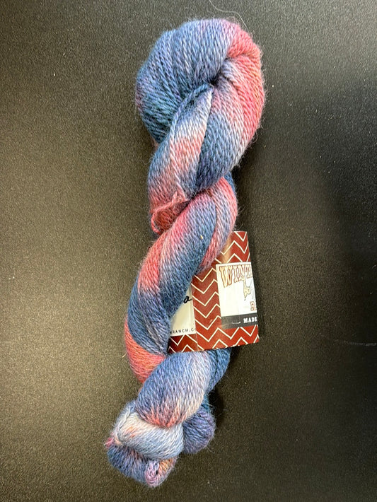 Red white and blue yarn