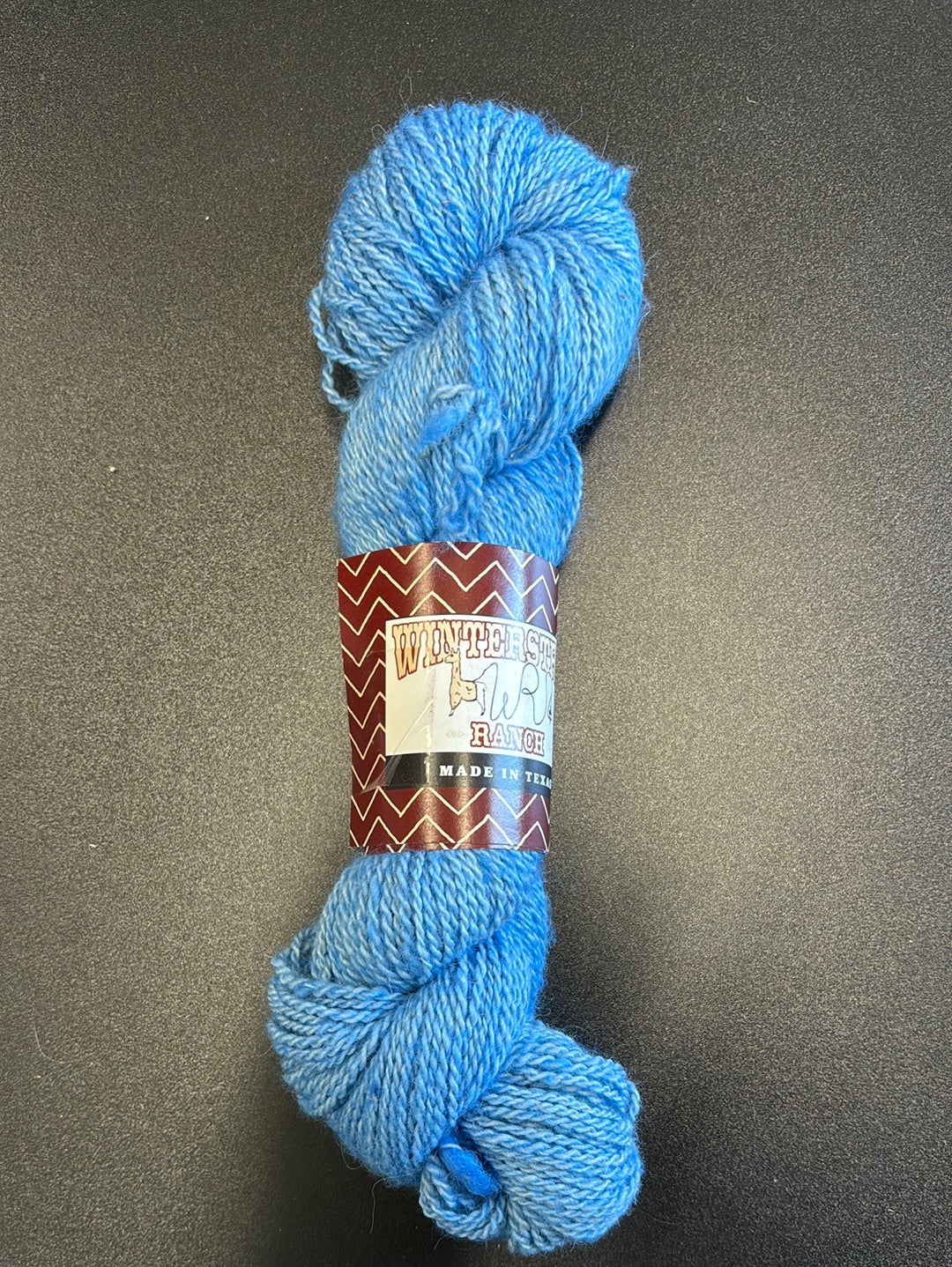 Light blue alpaca yarn